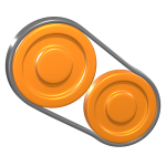 3d Car Belt Icon