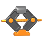 3d Car Jack Icon Model