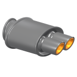 3d Car Muffler Icon